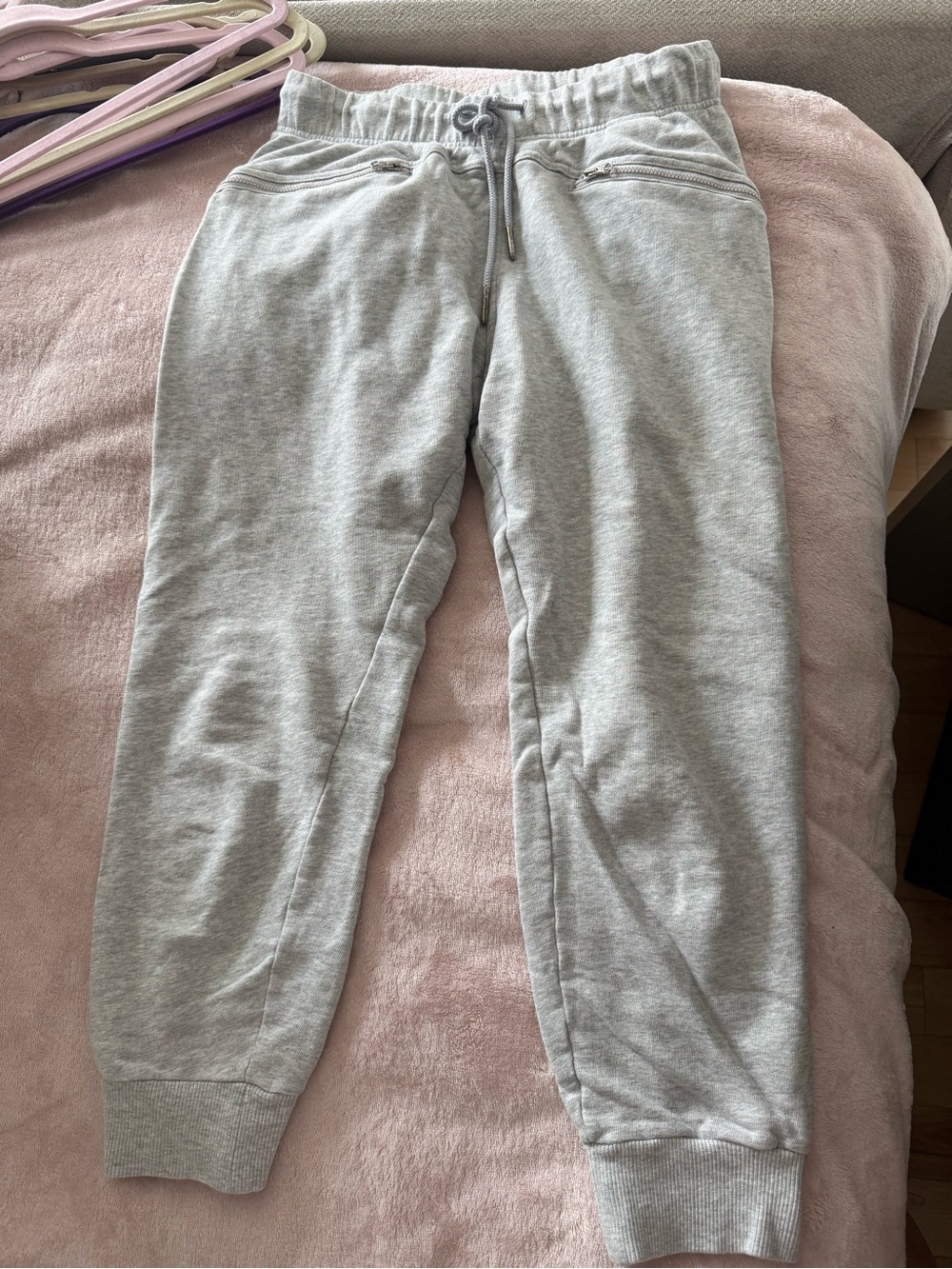 Adidas by Stella McCartney Light Gray Track Joggers